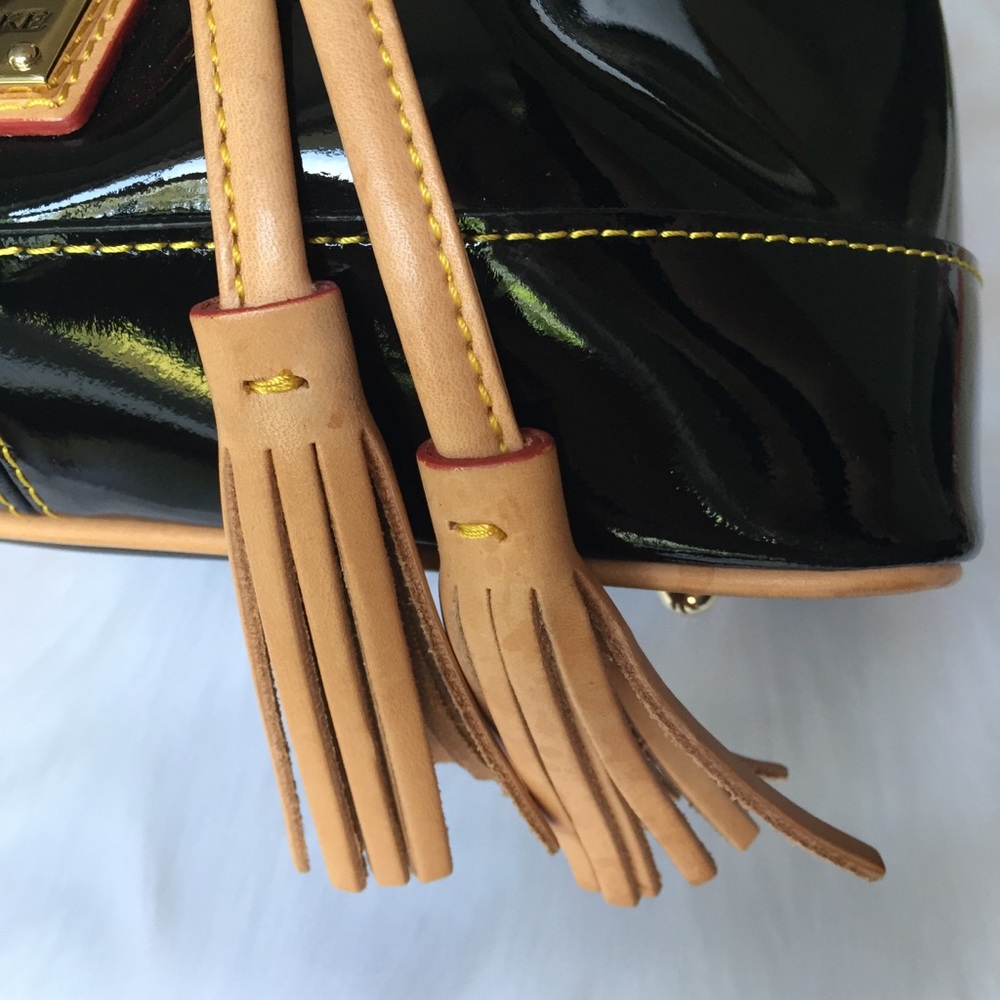 Dooney & Bourke Patent Leather Drawstring Bag - Picture 6 of 8